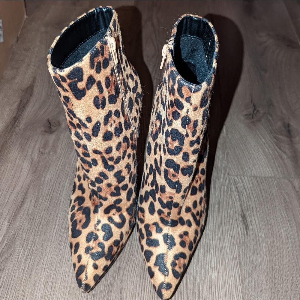 Heeled Printed Booties - Picture 4 of 9